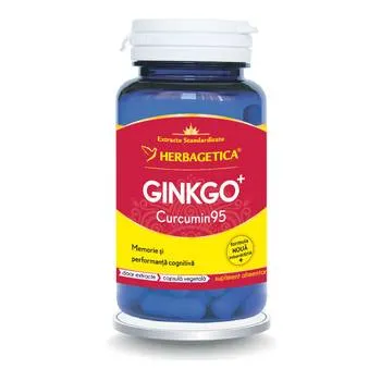 Ginkgo + Curcumin95, 60 capsule, Herbagetica