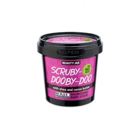 Beauty Jar Scrub hranitor pentru corp cu unt de shea si cacao, Scruby-Dooby-Doo, 200 g