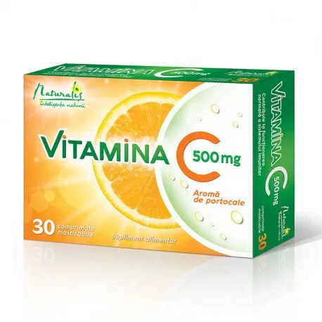 Naturalis Vitamina C 500mg, 30 comprimate