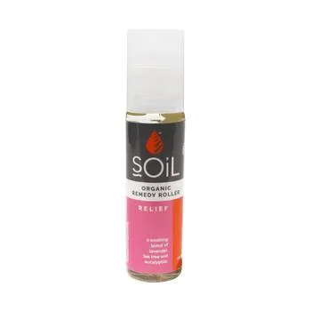 Roll-On Relief cu uleiuri esentiale pure organice ECOCERT, 11ml, Soil