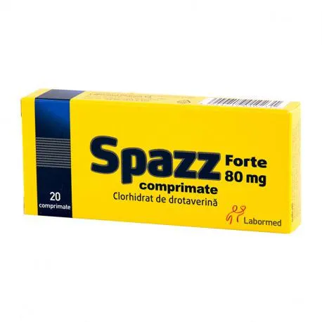 Spazz Forte 80 mg, 20 comprimate