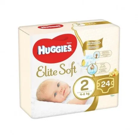 Huggies Scutece Elite Soft Convi Nr.2, 4-6 kg, 25 bucati