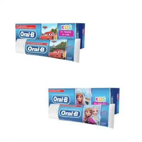 Oral B Pasta dinti Cars/Frozen 3-5 ani, 75ml, 1 bucata