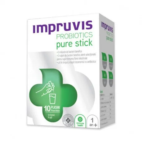 Impruvis Probiotics Pure Stick, 10 plicuri
