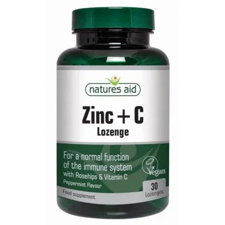 NATURES AID Zinc, 30 comprimate masticabile