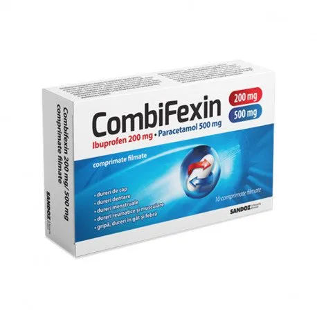 Combifexin 200 mg / 500 mg, 10 comprimate