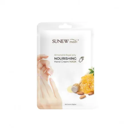 SunewMED+ Masca hidratanta pentru maini cu ulei de migdale dulci si laptisor de matca, 36g