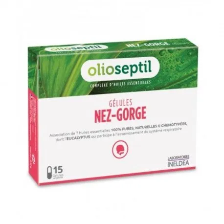 Olioseptil Nez - Gorge (Nas si Gat), 15 capsule