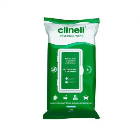 Clinell servetele umede dezinfectante, 70 bucati