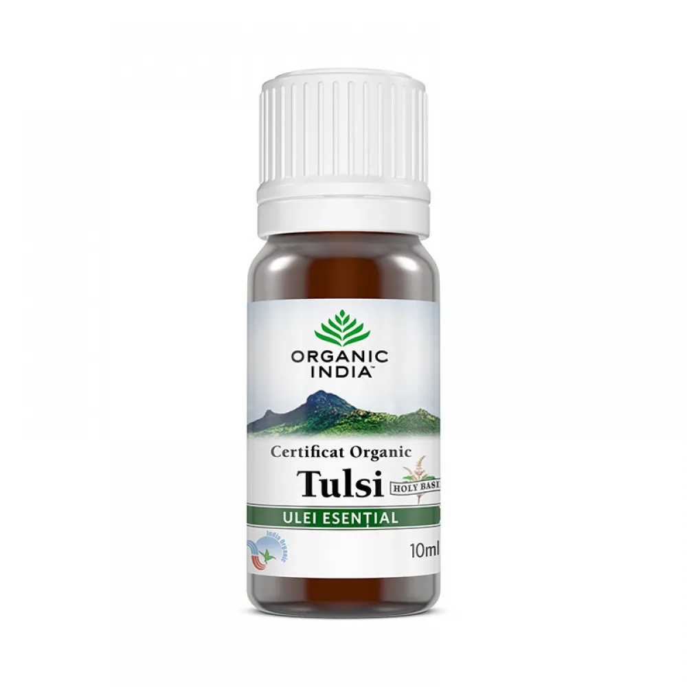 Ulei Esential Tulsi - busuioc sfant (10 ml), Organic India