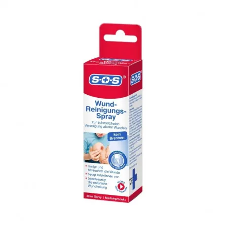 SOS Spray pentru curatarea plagilor, 50ml