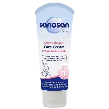 Crema hidratanta de ingrijire pentru fata si corp, 75 ml, Sanosan