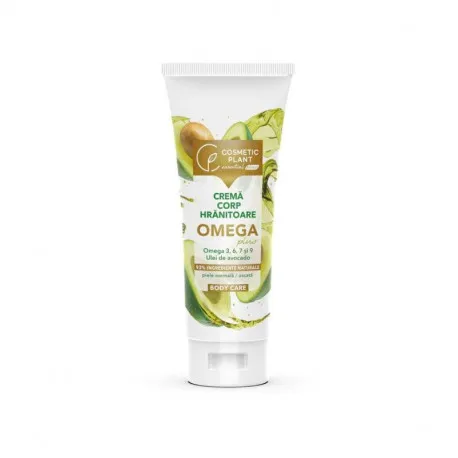 Cosmetic Plant Crema corp hranitoare cu Omega 3,6,7,9 si ulei de avocado, 200ml