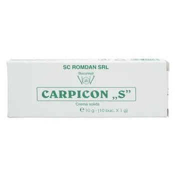 Carpicon S supozitoare, 10 g, Romdan
