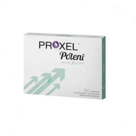 Proxel potent, 60 capsule, potenta si sanatatea prostatei