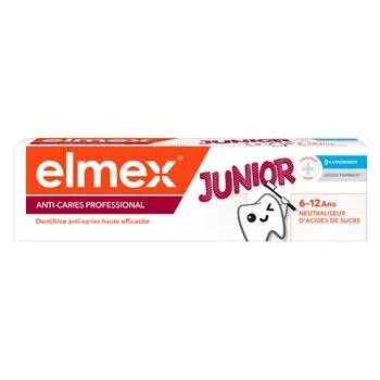 Pasta de dinti Anti Caries Professional Junior, 75ml, Elmex