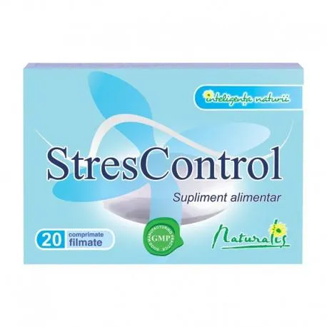 Naturalis Strescontrol, 20 comprimate