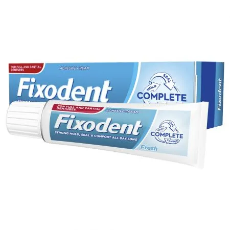 Crema adeziva pentru proteza dentara Fresh, 47 g, Fixodent Complete
