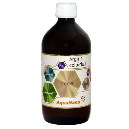 Argint coloidal Forte 30 ppm AquaNano, 480 ml, Sc Aghoras Invent