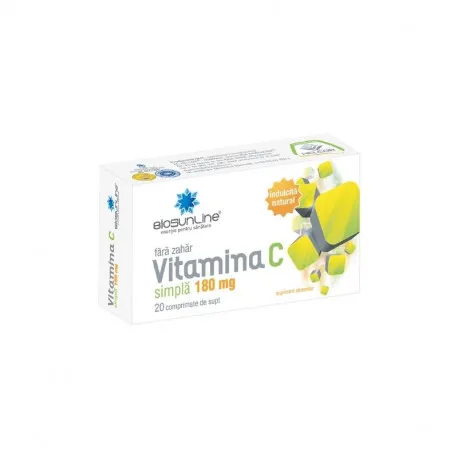 BioSunLine Vitamina C 180 mg, 20 comprimate