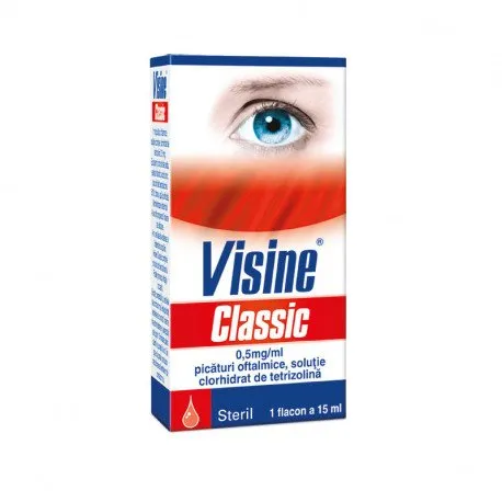 Visine classic 0.5 mg / ml solutie picaturi oftalmice, 15ml