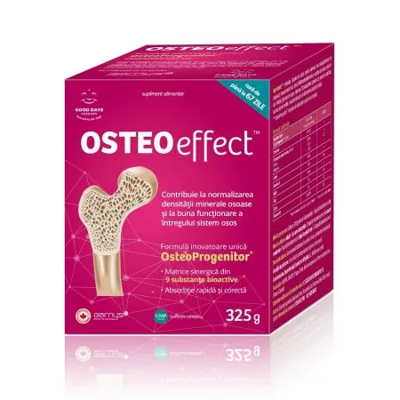 Pulbere hidrosolubila OsteoEffect, 325 g, Good Days Therapy