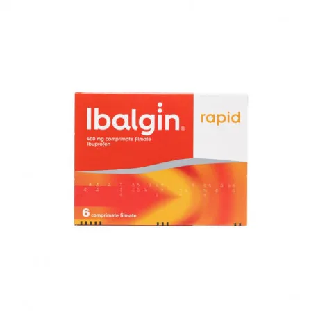 Ibalgin Rapid 400mg, 6 comprimate