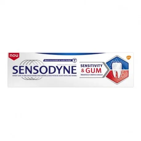 Sensodyne pasta dinti Sensitivity and Gum Whitening, 75 ml