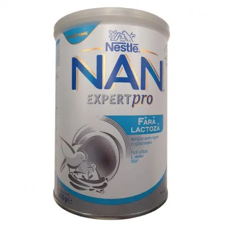 Nestle NAN Fara Lactoza de la nastere, 400g