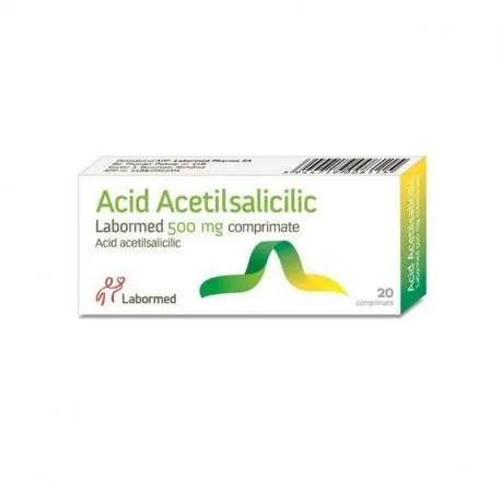 Acid acetilsalicilic Labormed 500 mg x 20 comprimate