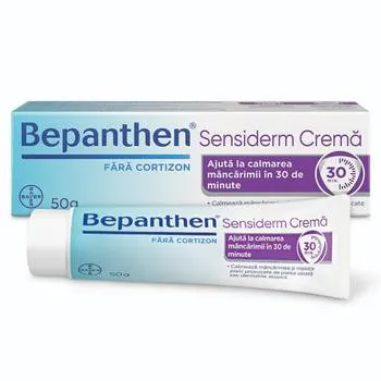 Crema Sensiderm Bepanthen, 50g, Bayer