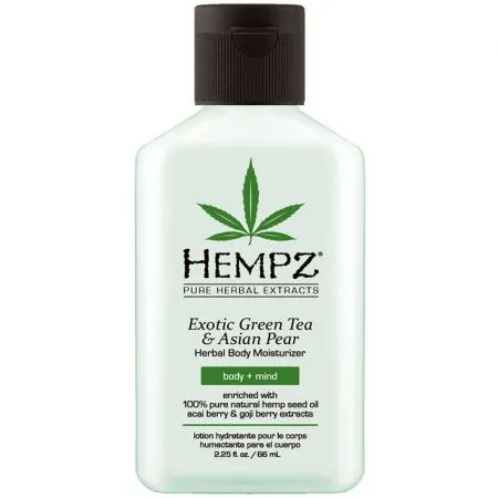 Lotiune hidratanta pentru corp Hempz Exotic Green Tea & Asian Pear, 65 ml, Hempz
