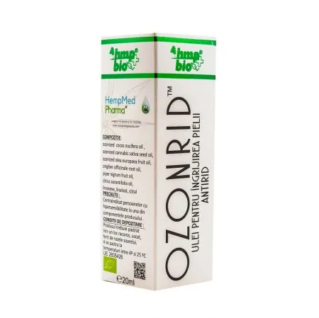Ozonorid ulei antirid, 20 ml, HempMed Pharma