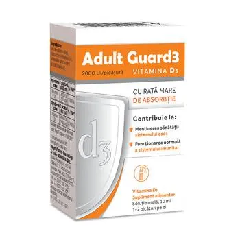 Adult Guard 3 2000 UI Vitamina D3, 10ml, Evital