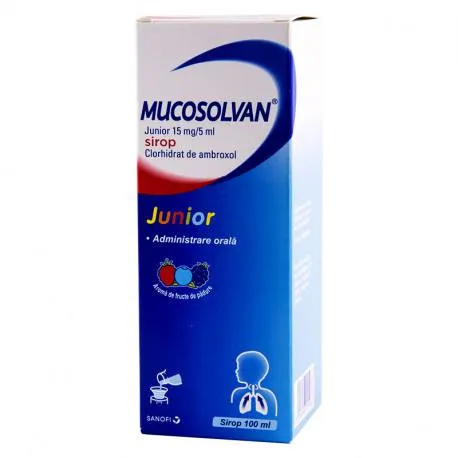 Mucosolvan junior 15 mg/5ml,100 ml
