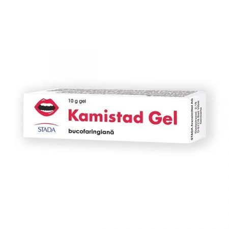Kamistad, 20 mg + 185 mg/g gel, 10 g