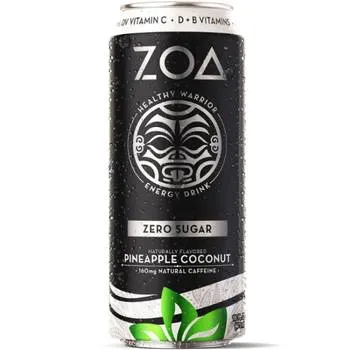 Bautura energizanta zero zahar cu aroma de cocos si ananas, 473ml, GNC ZOA Energy Drink
