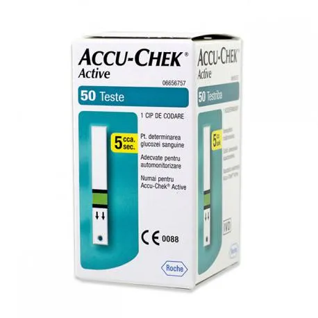 Teste automonitorizare Accuchek Active Glucose 50