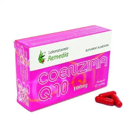 Remedia Coenzima Q10 100mg, 30 capsule