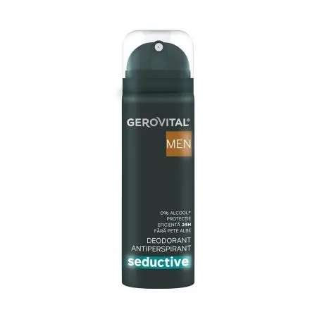 Deodorant antiperspirant Men Seductive, 150 ml, Gerovital