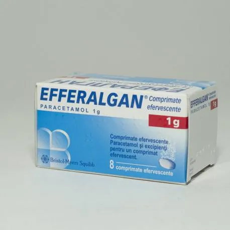 Efferalgan 1000mg, 8 comprimate efervescente